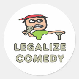 Adesivo Legalizar Comédia
