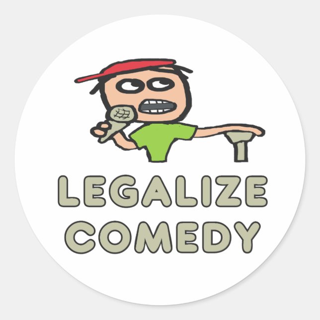 Adesivo Legalizar Comédia (Frente)