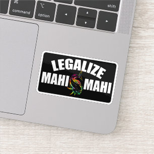 Adesivo Legalizar Mahi Mahi PeFish Legalização de Mahi Mah