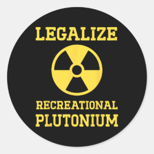 Adesivo Legalizar Plutônio Recreacional