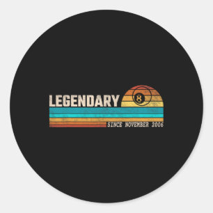 Adesivo Legenda Do Billiards Player Desde Novembro De 2006