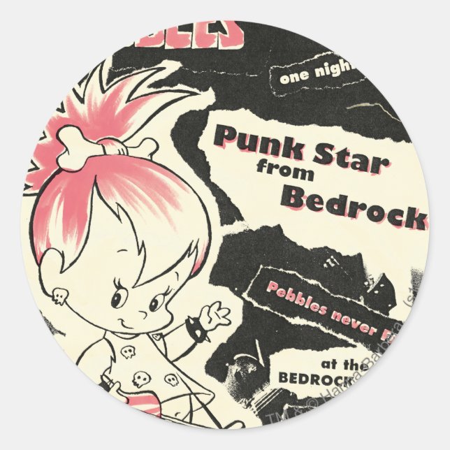 Adesivo Legenda do Punk Rock PEBBLES™ (Frente)