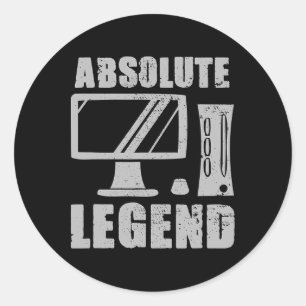 Adesivo Legenda Engraçado Jogo Jogador De Vídeo Cotação Pc