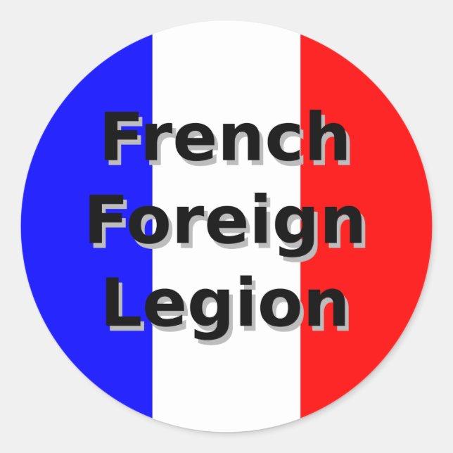 Adesivo Legião Estrangeira Francesa (Frente)