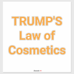Adesivo Lei dos Cosméticos de TRUMP Hankamer Artjunkhaus d