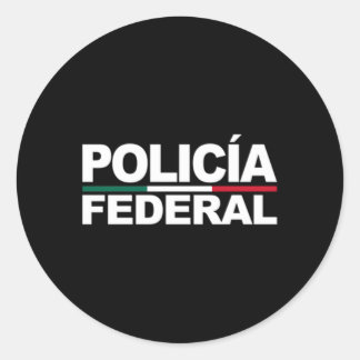 Adesivo Lei Federal Mexicana da Polícia do México