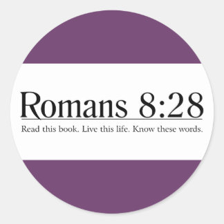 Adesivo Leia a Bíblia romanos 8:28