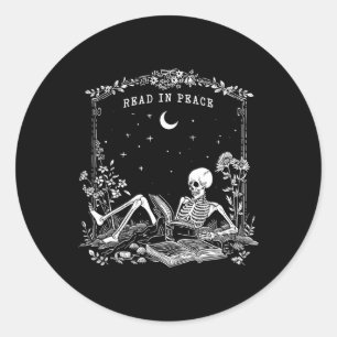 Adesivo Leia Em Paz O Professor Skeleton Trick Teach
