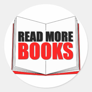 Adesivo Leia mais livros