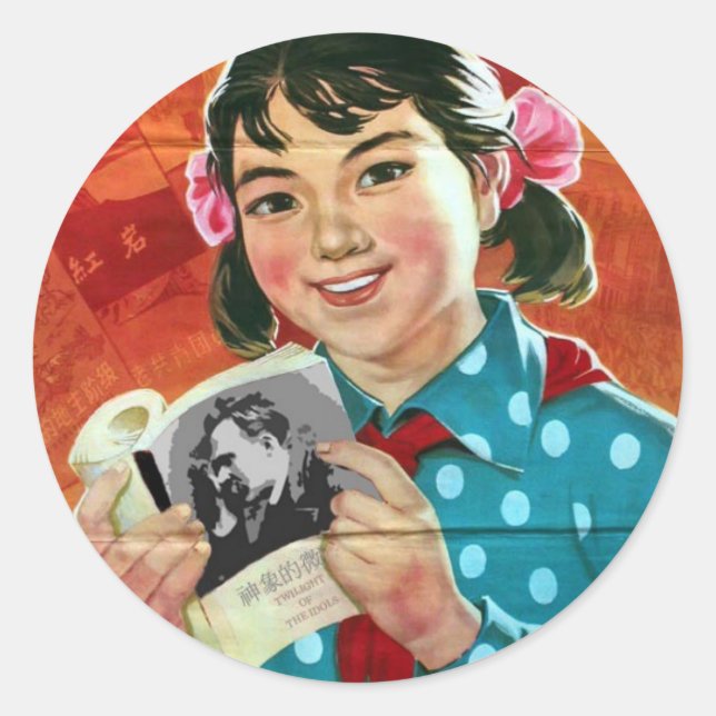 Adesivo Leia mais livros, leia bons livros (Frente)