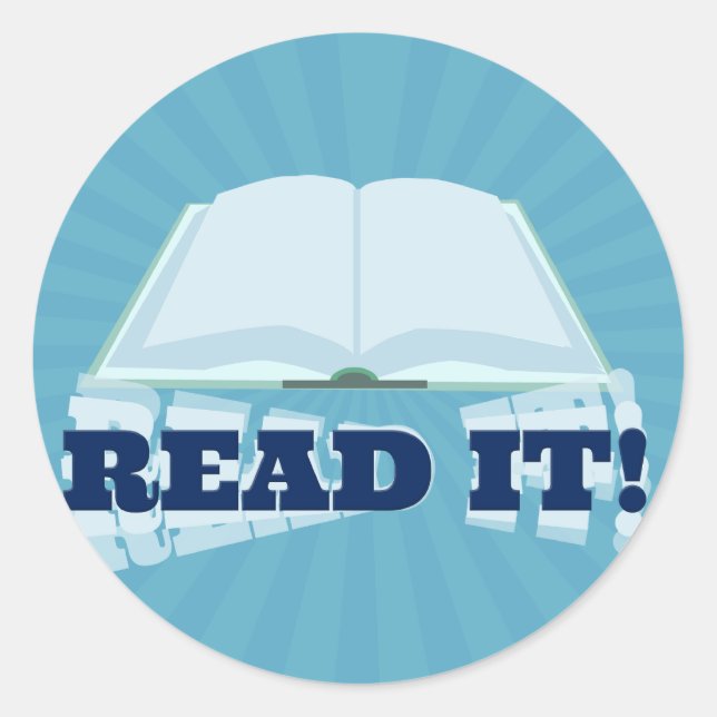 Adesivo Leia-O Vá Promover Seu Livro Aqui (Frente)