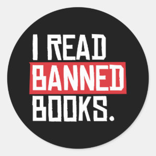 Adesivo Leio Livros Banidos