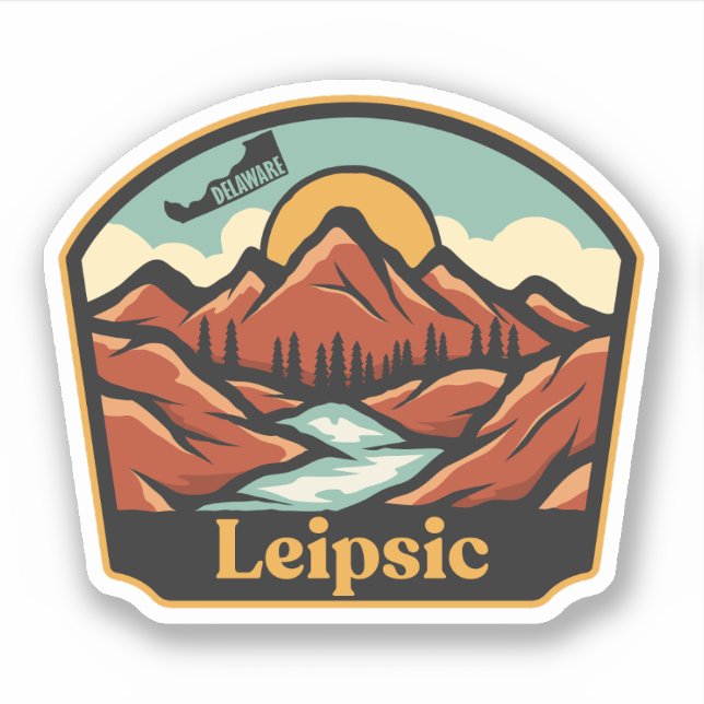 Adesivo Leipsic, Delaware  (Frente)