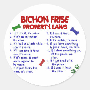Adesivo Leis 2 da propriedade de FRISE de BICHON