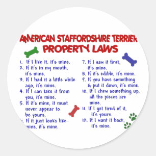 Adesivo Leis 2 da propriedade de STAFFORDSHIRE do