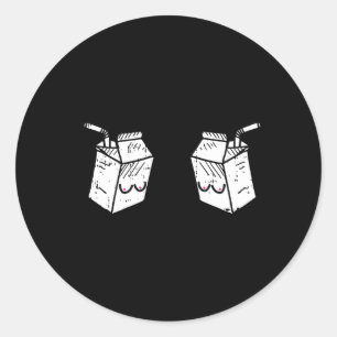 Adesivo Leite fresco amamentando mãe nova mãe