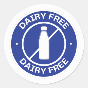 Adesivo Leite sem leite - Alergia à Comida