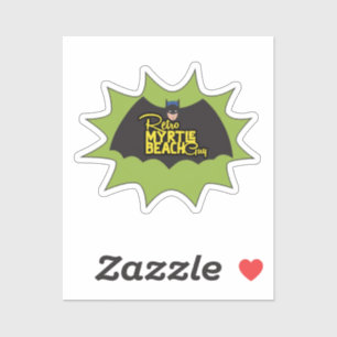 Adesivo Leitor Myrtle Beach Cara com capa