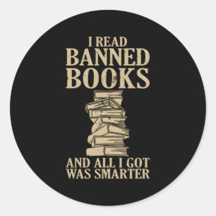 Adesivo Leitor Que Li Livros Banidos Que Recebi Foi Mais S