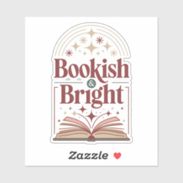Adesivo Leitura de Férias Bookish & Bright