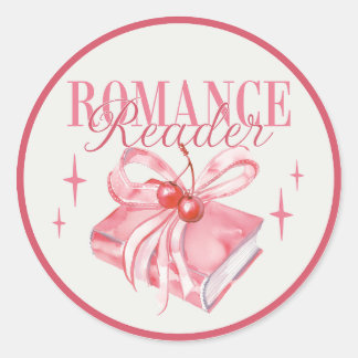Adesivo Leitura de Livro do Romance Reader