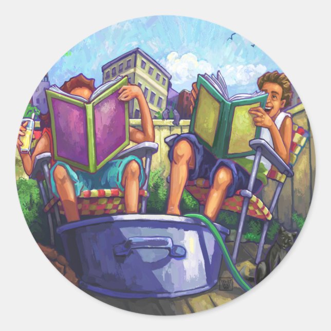 Adesivo Leitura de Verão (Frente)