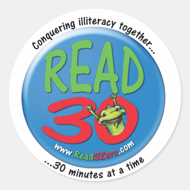 Adesivo Leitura do 3Zero Sticker (Frente)