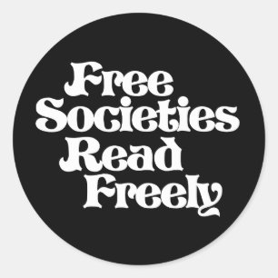Adesivo Leitura livre das sociedades livres