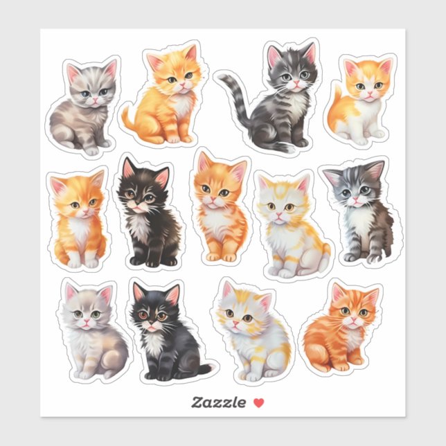 Adesivo Leitura para Cachorro de Gato de Água (Folha)