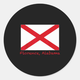 Adesivo Lembrança da Bandeira do Estado de Florence Alabam