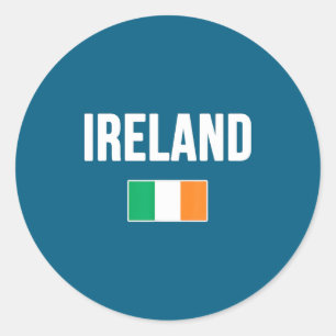 Adesivo Lembrança da Bandeira Irlandesa da Irlanda