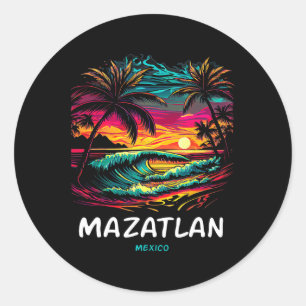 Adesivo Lembrança de Férias Palmeira Mazatlan