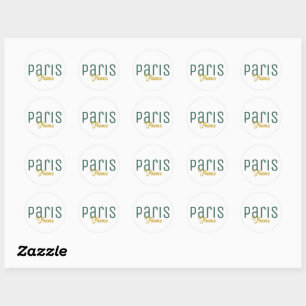 Adesivo Lembrança de Paris, França
