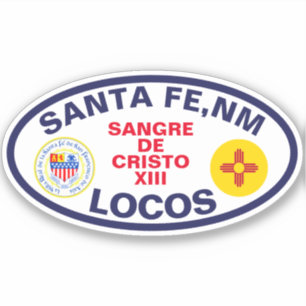 Adesivo Lembrança de Santa Fe Novo México Sangre de Cristo