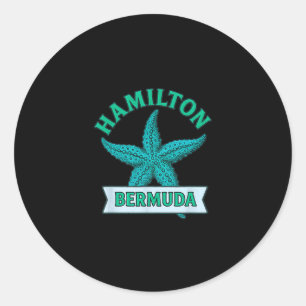 Adesivo Lembrança de Viagem Férias Hamilton Bermuda Estrel