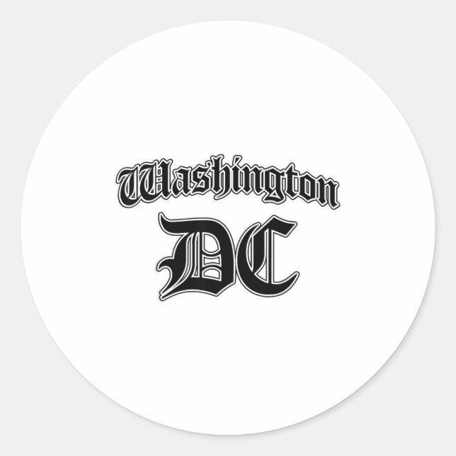 Adesivo Lembrança de Washington Dc (Frente)
