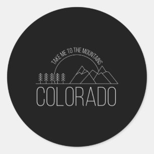 Adesivo Lembrança do Colorado Caminhada Leve-me Para As Mo