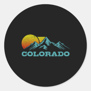 Adesivo Lembrança Vintage do Colorado