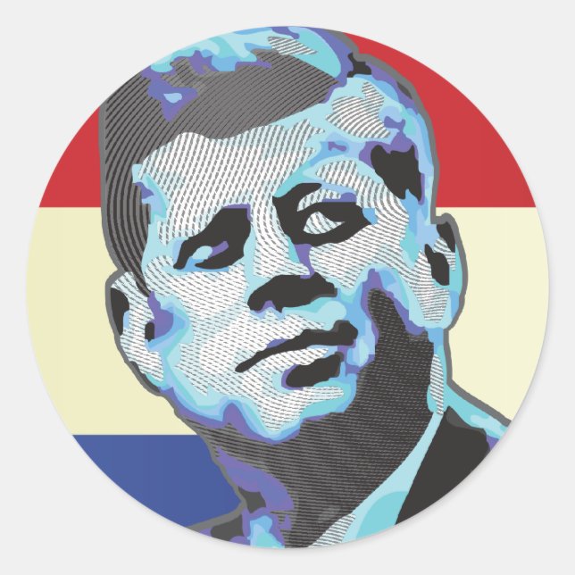 Adesivo Lembrando John F Kennedy (Frente)