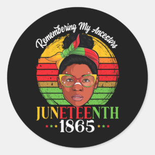 Adesivo Lembrando Meus Ancestrais Juntede 1865 Independe