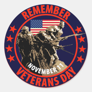 Adesivo Lembrar o Dia dos Veteranos