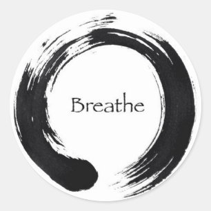 Adesivo Lembre-se de Breathe!