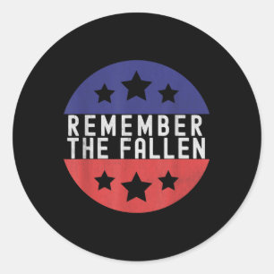 Adesivo Lembre-Se Do Dia Do Memorial Fallen _