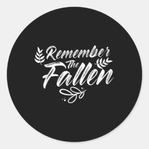 Adesivo Lembre-Se Do Fallen Memorial Day Militar Veterano