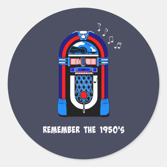 Adesivo Lembrem-se dos anos 50 (Frente)