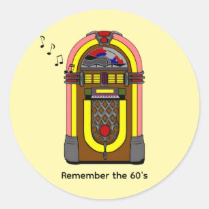Adesivo Lembrem-se dos anos 60