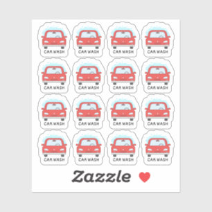 Adesivo Lembrete de Manutenção de Lava de Carro Planejador