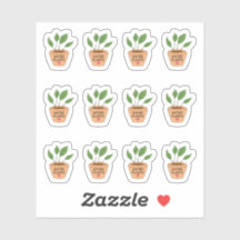 Lembrete de Regar Plantas Mini Vasos de Plantas Bu