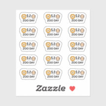 Lembrete do Dia do Zoológico Planejador de Visita 