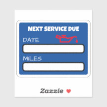 Lembrete personalizável de mudança de óleo em grão